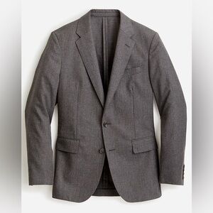 J. Crew Ludlow Slim-fit unstructured suit English twill 40R Charcoal